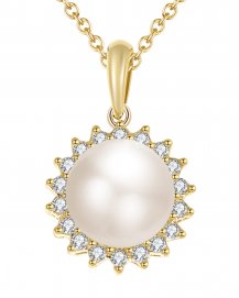 PEARL DIAMOND PENDANT (KP122)
